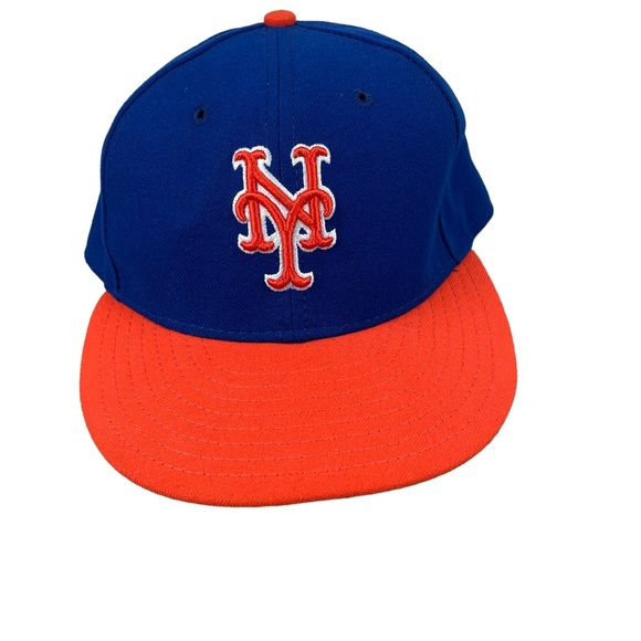 MLB New York Mets Official On-Field Cap 59Fifty Collection Size 7 55.8cm - Picture 1 of 9